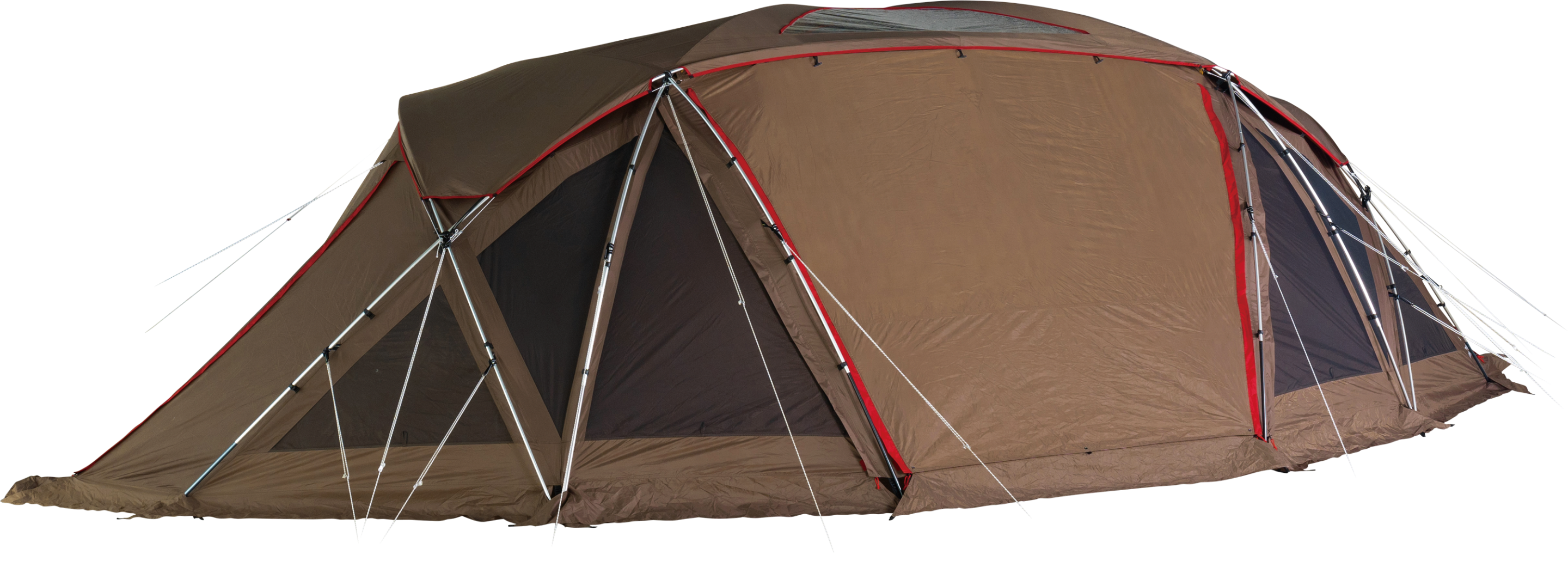 Snow Peak tent works as complete base camp and panoramic observatory